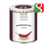 dry hot peppers cut in thin stripes, 100 g